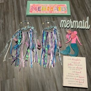Girls mermaid Bedroom decorations